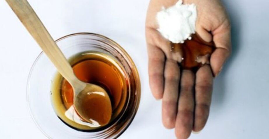 bicarbonato di sodio e miele per l'ingrandimento del pene
