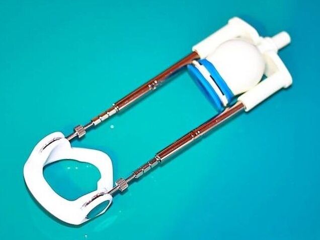 Per allungare il fallo, puoi utilizzare un dispositivo speciale un estensore.